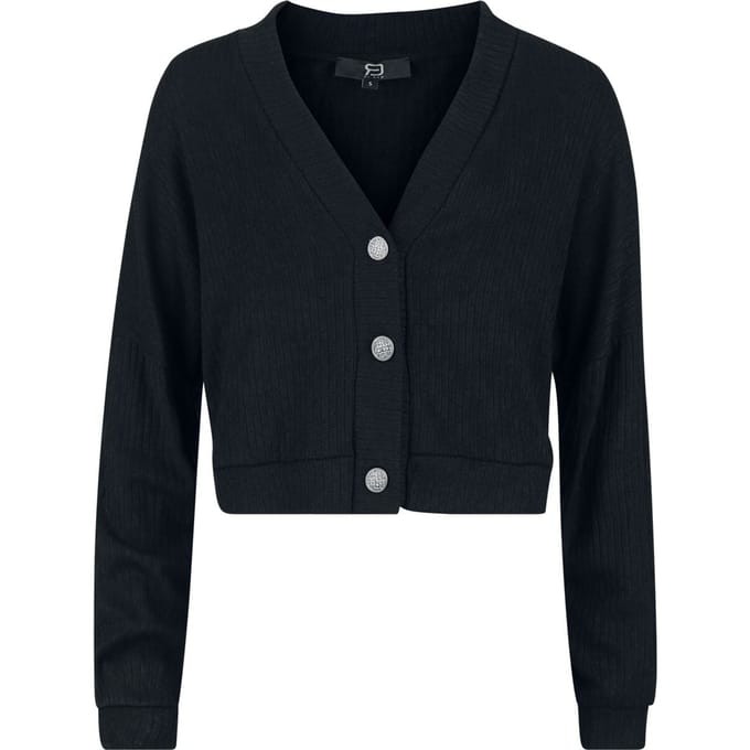 R.E.D. by EMP Cardigan - Basic Jacket - M tot XL - voor Vrouwen - zwart