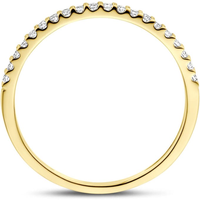 14K Geelgouden Ring Lab Grown Diamant 0.15ct H SI – 4035092