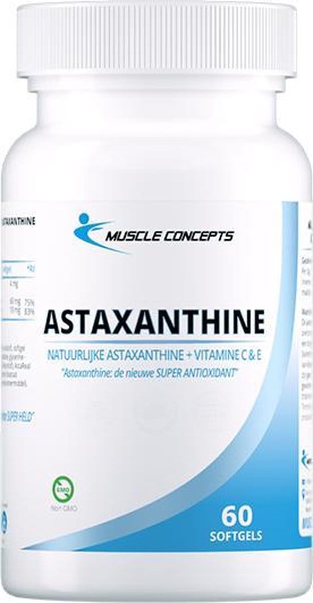 Astaxanthine - Vitamine voedingssupplement - 60 softgels | Muscle Concepts