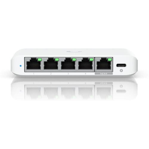 Ubiquiti UniFi Flex Mini - Netwerkswitch - 5 Poorten - Managed - PoE - 2.5 Gbps