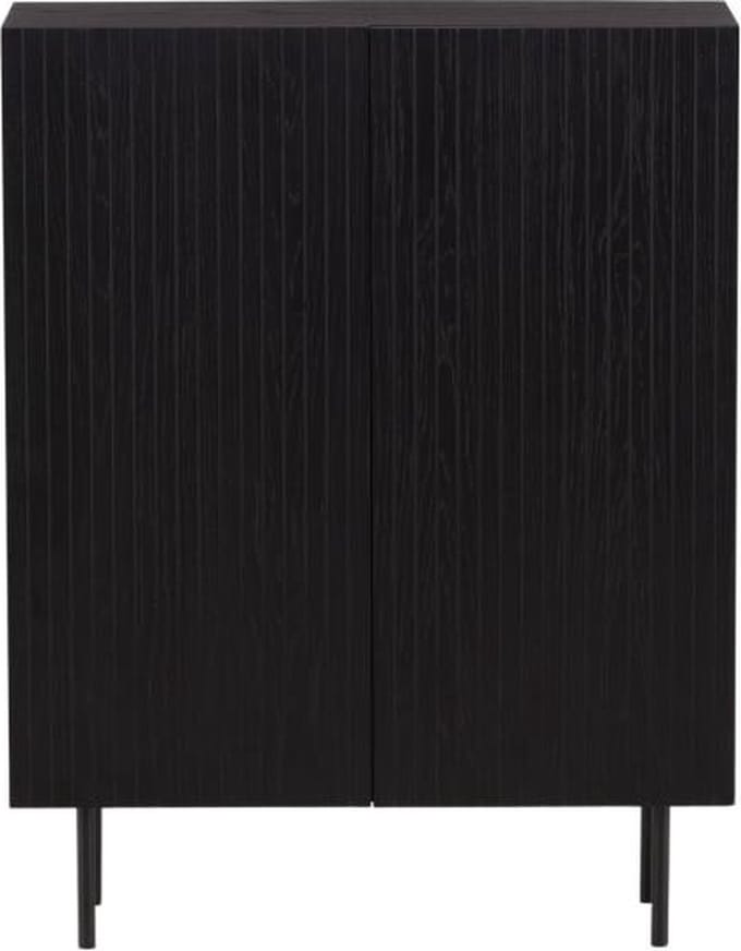 Svea - Taro opbergkast - 80 x 103 cm - zwart
