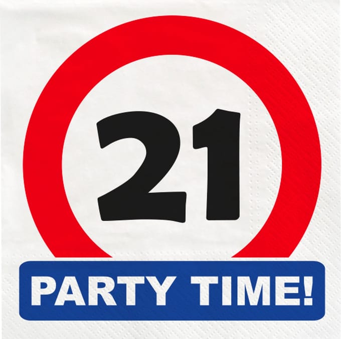 Traffic sign napkins - 21