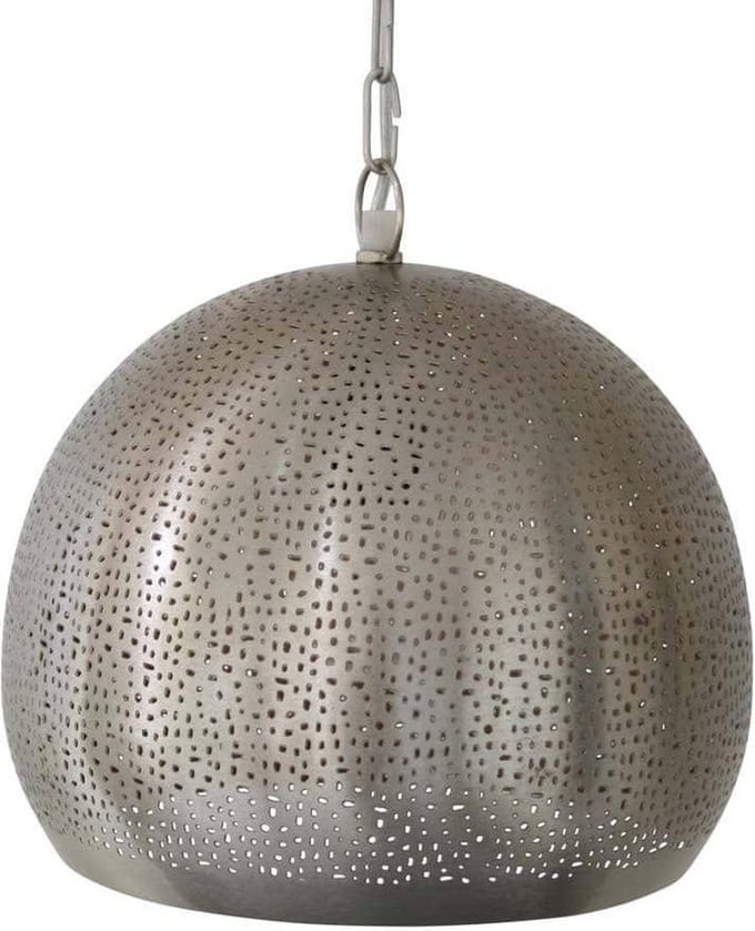 Safaary - Oosterse Hanglamp Nikkel Goud Amali Ø 27 x 26cm