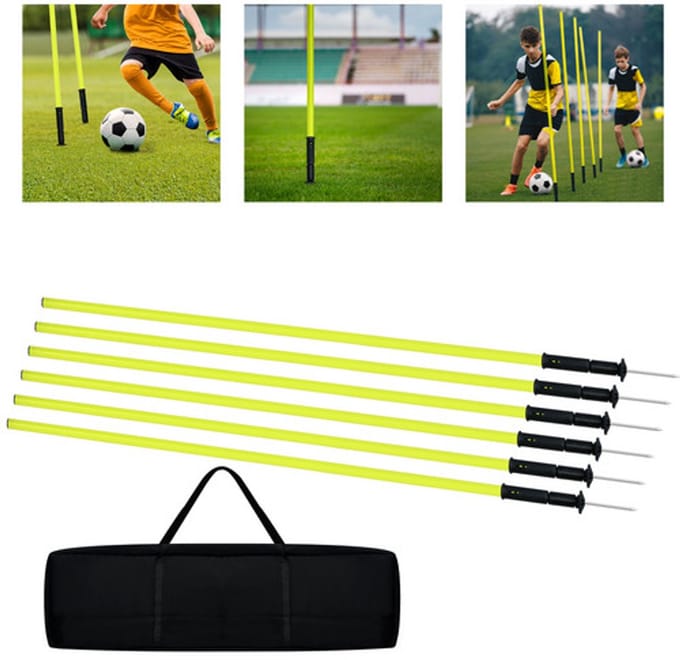 150cm Slalom Rods Voetbal Springen Agility Rods Training Rods