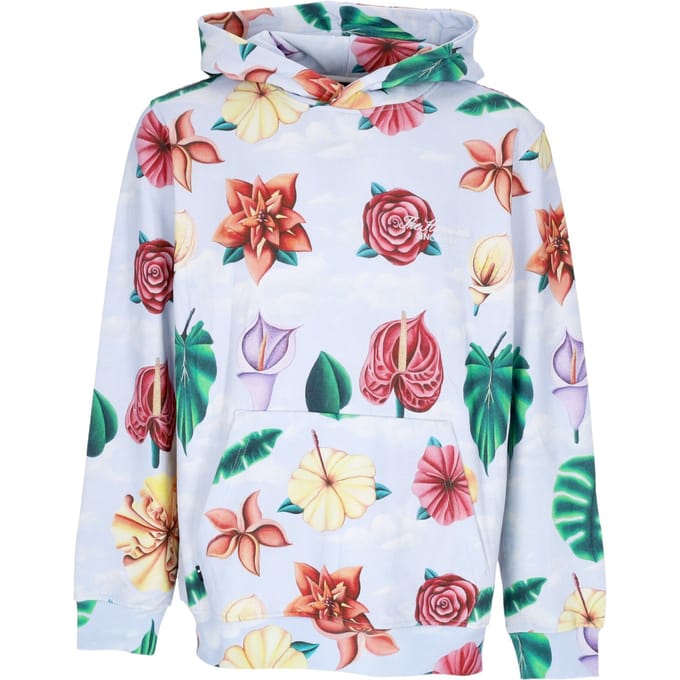 Herenhoodie Flourish Pullover Lichtblauw