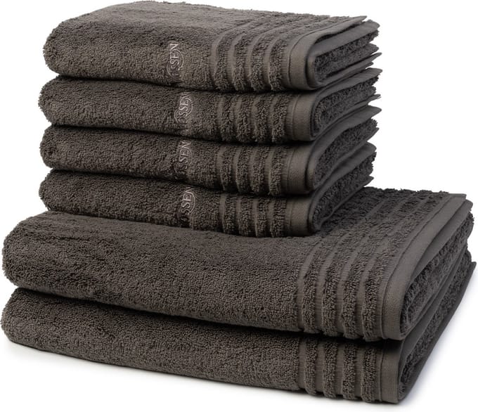 Vossen 4 X Handdoek 2 X Douchehanddoek - in een set Vienna Style Supersoft