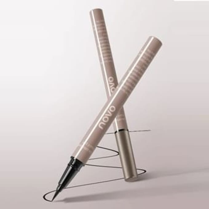 NOVO - Silky Soft Liquid Eyeliner - 2 Colors 02# Brown - 0.6ml
