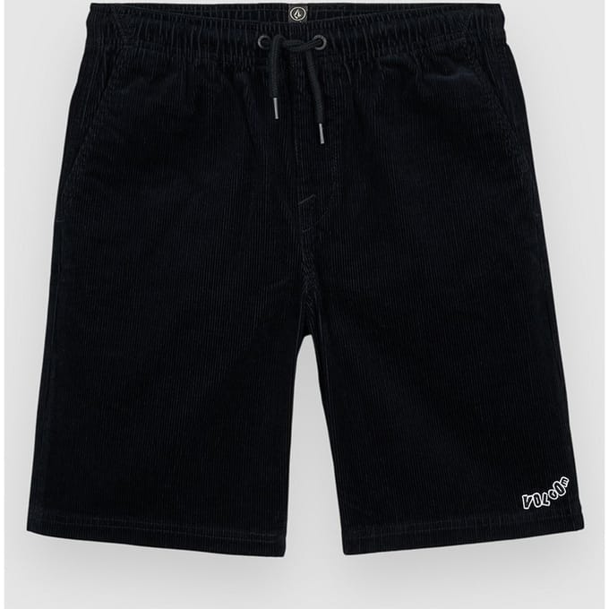 Volcom Outer Spaced Ew Cord Kids Korte Broek zwart