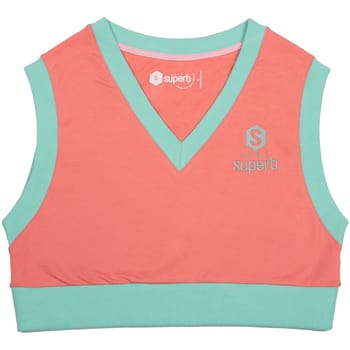 Be Happy RSC-S2101 Dames V-hals mouwloze top