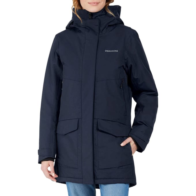 Didriksons FRIDA WNS PARKA 7 Dames Outdoorjas - Dark Night Blue
