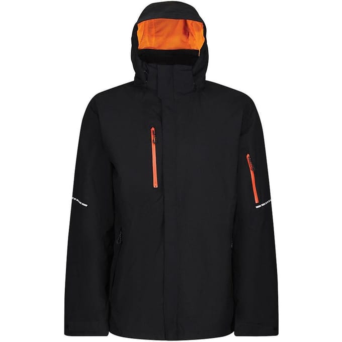 Regatta Heren X-Pro Exosphere II Softshell Jas (Zwart/Magma Oranje)