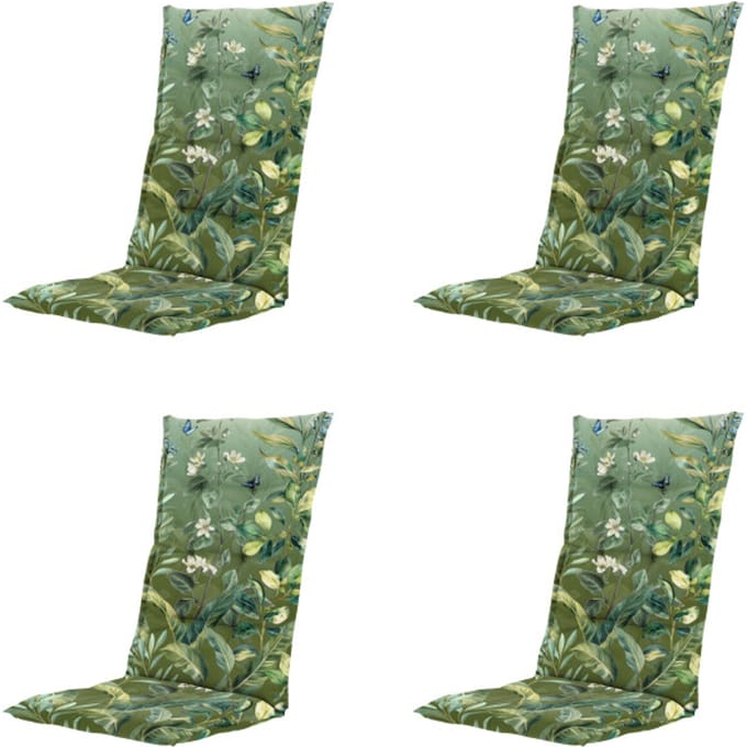 Madison kussen hoge rug elisa - 123x50x5cm set van 4