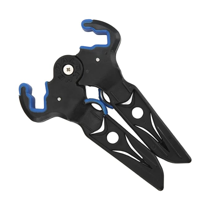 Composiet katrol boogbeugel mini boogschietstandaard rubberen boogstandaard voor buitenactiviteiten long blauw