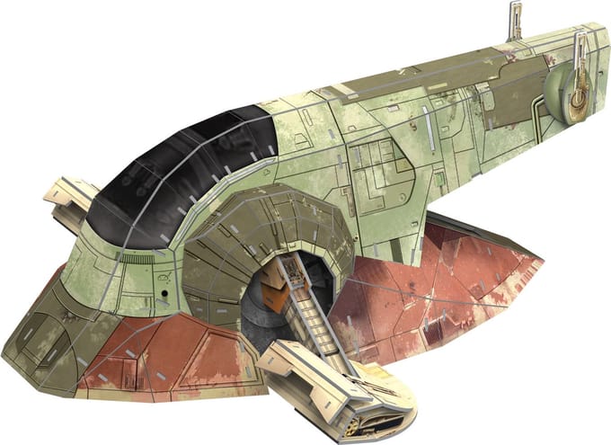 Revell Modelbouwpakket Schepen - 00320 The Mandalorian - BOBA FETTs GUNSHIP Karton - 1:60 - Modelbouw