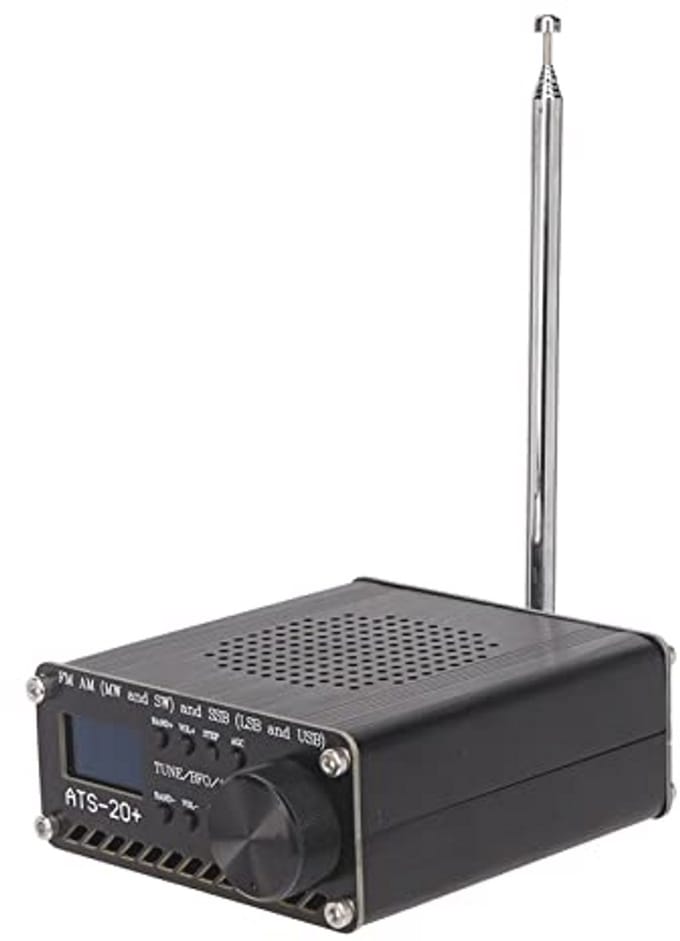 Draagbare All-band Radio-ontvanger met LCD-scherm en Ingebouwde Batterij