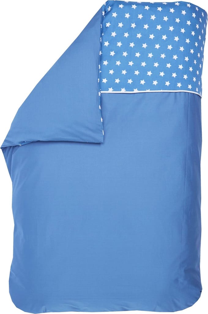 BINK Bedding Dekbedovertrek Uni Ster Jeans Ledikant 100x135 cm (zonder sloop)