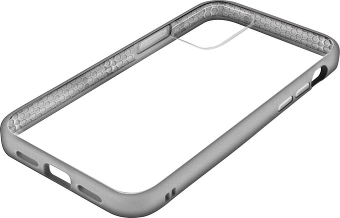 RhinoShield Mod NX Hoesje Geschikt voor Apple iPhone 12 Pro Max Transparant/Grijs