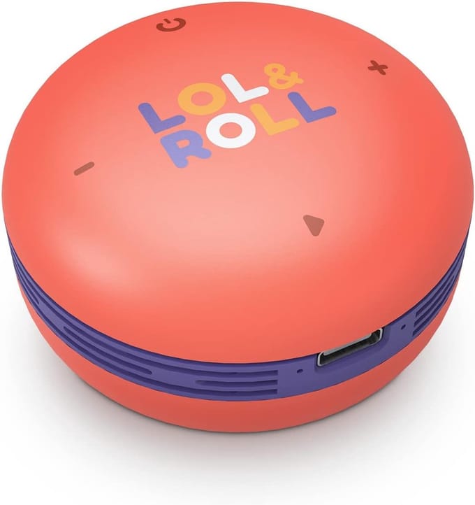 Kinder Bluetooth Speaker - Draagbare Mini Speaker - Muziek Luisteren - Volumbegrenzing 85 dB - 5 W - Oranje