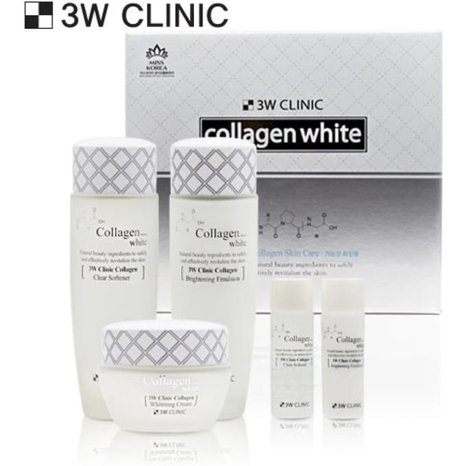 3W CLINIC Collageen witte huidverzorging 3 SET white