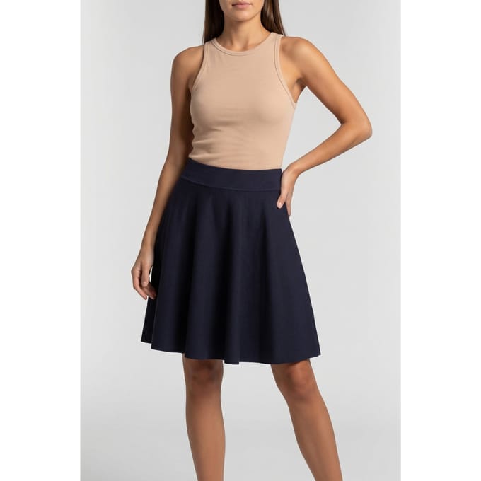 Rich & Royal Knitted Skirt Midnight Blue Taglia: S | Minigonne Outlet | Donna | Blu