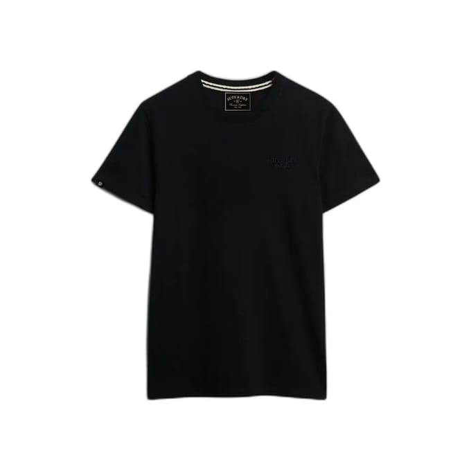 Superdry - Essential Gestapeld Logo Geborduurde T-shirt - Heren - T-shirts
