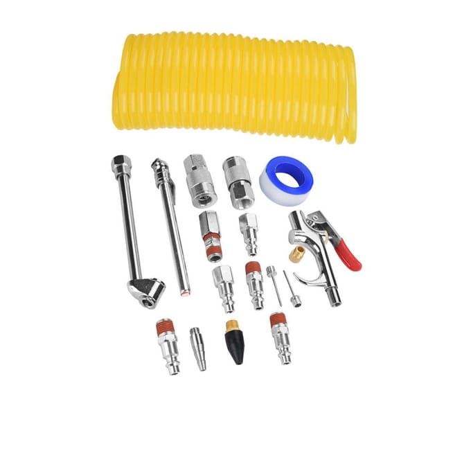 20-delige Luchtdrukleidingen Set Luchtblaaspistool Paard Pneumatische Accessoireset