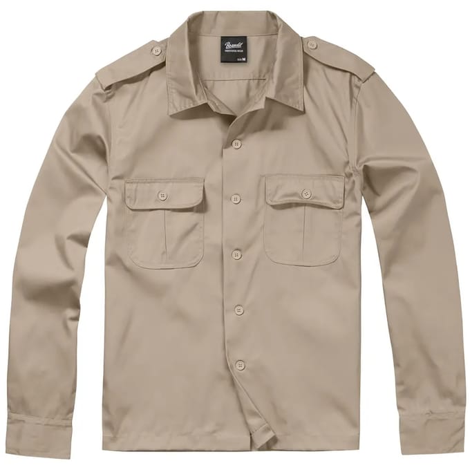 Brandit - US Overhemd - 2XL - Beige