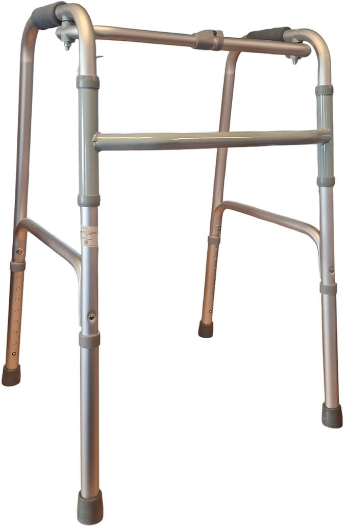 Looprek - Opvouwbaar - Max gebruikers gewicht 110 kg - gewicht 2.5 kg - breedte 54 cm - Grijs