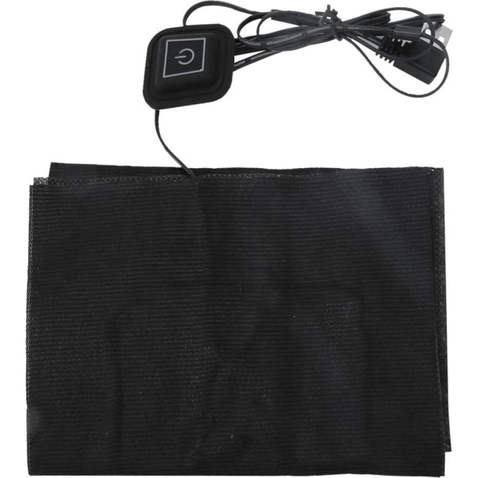 Coussin chauffant électrique en tissu USB 5V 2A, pour la taille, l'abdomen, coussin chauffant pour animaux de compagnie black