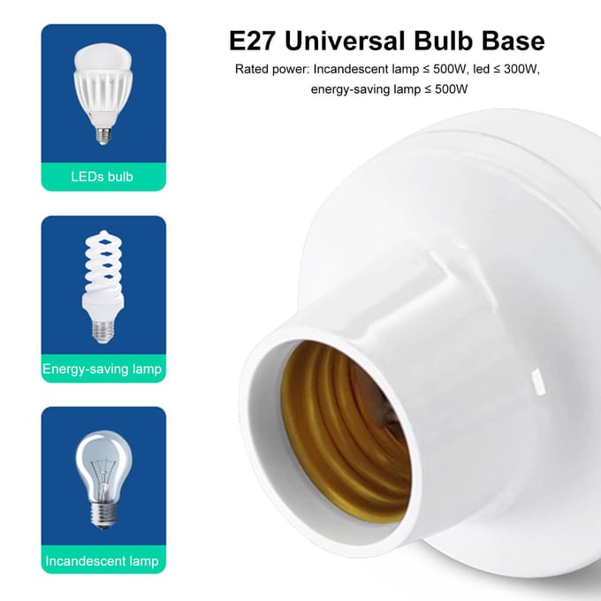 Ampoules intelligentes connectées sans fil BT, support de prise de Base E27, téléphones pris en charge, C90-250V blanc