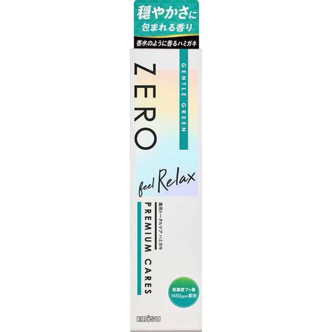 EBISU - Zero Premium Cares Toothpaste Gentle Green - 90g