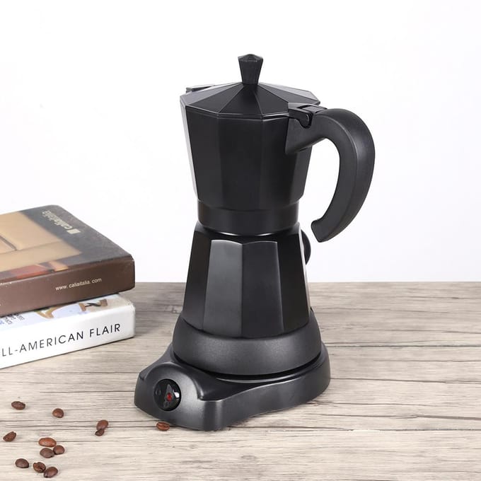 300ml draagbare elektrische koffiezetapparaat voor thuiskantoor 50Hz black