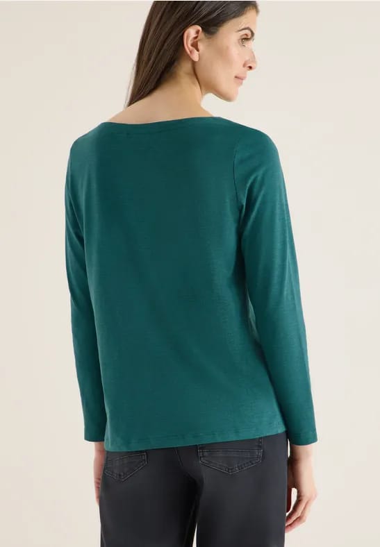 Basic shirt met lange mouwen