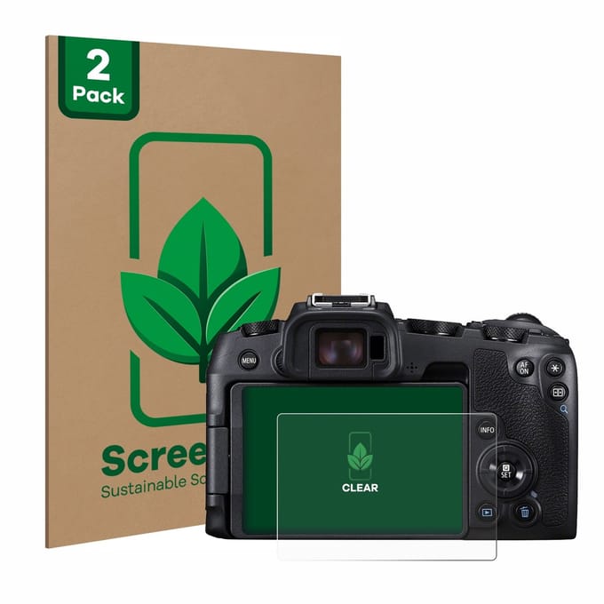2 Stuks Screenprotector voor Canon EOS RP - Hoogwaardige Beschermfolie transparant