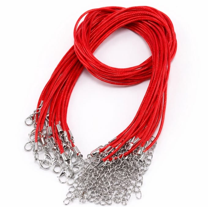 EmmyRovi – Koord Kettingen Rood – Set van 5 – Hobby & Sieraden Maken