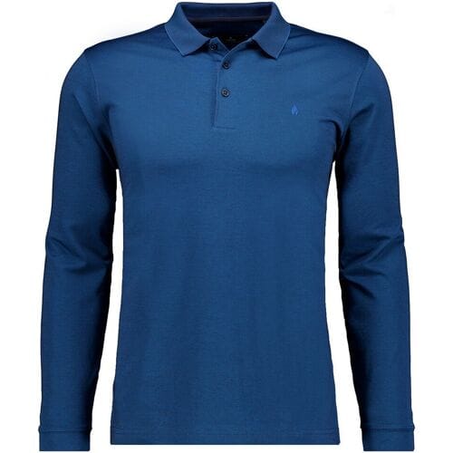 Ragman Polo Soft Knit Modern Fit Easy Care Donker Blauw / male