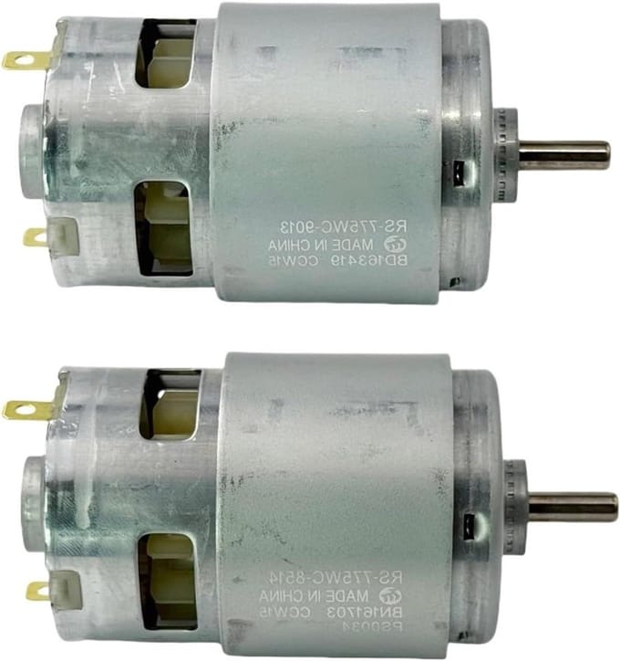 Krachtige Motor - DC Motor - Projecten Maken - Hoge Snelheid - 12V 20V - Metaal