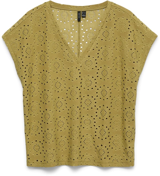 VERO MODA - VMTASSA LIV SS V-NECK TOP JRS - Dames - Blouses