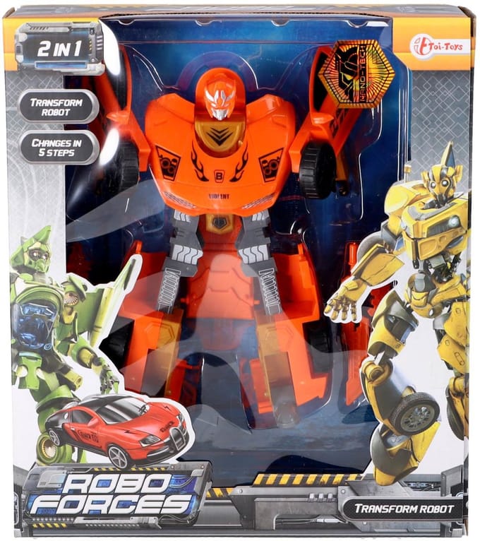 Roboforces Transform Car Robot - Assorted