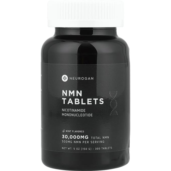 Neurogan Health, NMN, Munt, 300 Tabletten (100mg per tablet)