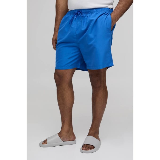 Plus Mid Length Swim Short | Navy | Size 5XL