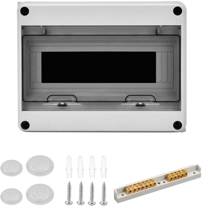 Zekeringkast Opbouw - Verdeelkast Kleine - Buiten Installatie - IP65 Waterdicht - 12 Modules