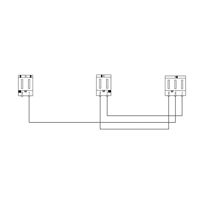 AEG kabel, electronische hoofdmodule, verwarmingselement, J17,J18,1550+1570mm 140055119022