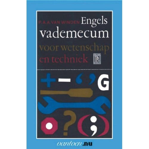 Engels Vademecum Voor Wetenschap En Techniek - Vantoen.Nu - P.A.A. van Winden