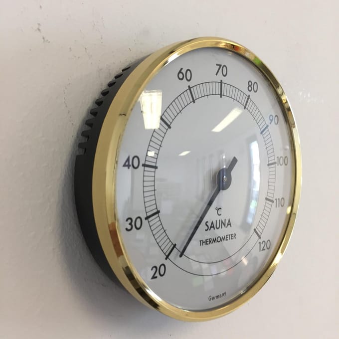 Sauna-Thermometer, Ø 102mm