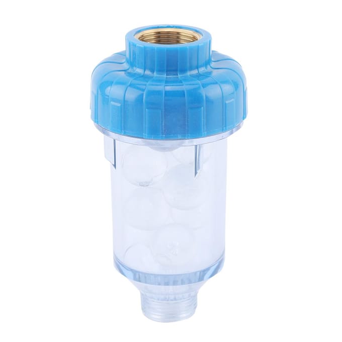 Filter Terugspoel Waterzuiveraar Silicon Fosfor Kristal Kraanaccessoires (3/4 ) blue