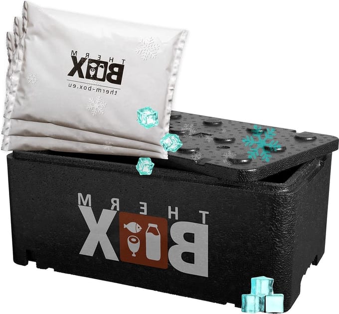 Professionele piepschuimbox - koelelement - koelbox transportbox - thermohouder - herbruikbaar Cool Box Stand