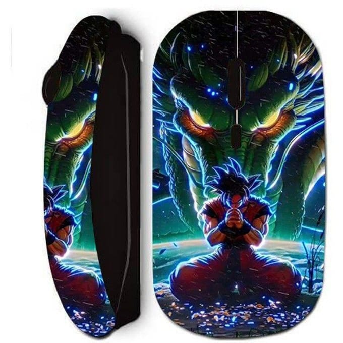 Draadloze muis - Goku - Dragon Ball - Optisch - Zwart - WiFi USB-sleutel