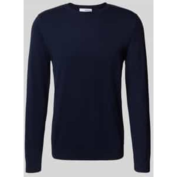 Regular fit gebreide pullover van puur katoen, model 'BERG'