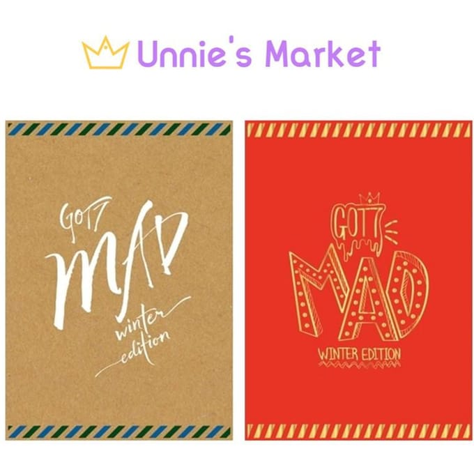 GOT7 [MAD WINTER EDITIE] (WINTER VER / HAPPY VER) Album HAPPY VER.(RED)